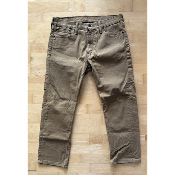 Levi's 513 Straight Jeans Men's Size 33x30 Brown Tan - Picture 1 of 3